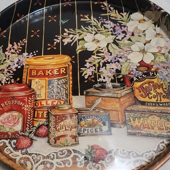 Vintage Giftco Inc Tin Tray - Picture 2 of 6